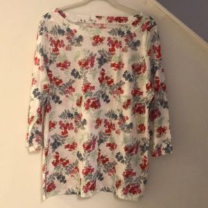 Loft boatneck top. XL